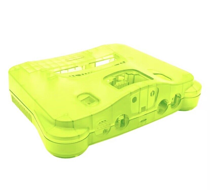 N64 Replacement Console Shell Housing Translucent Yellow Nintendo 64