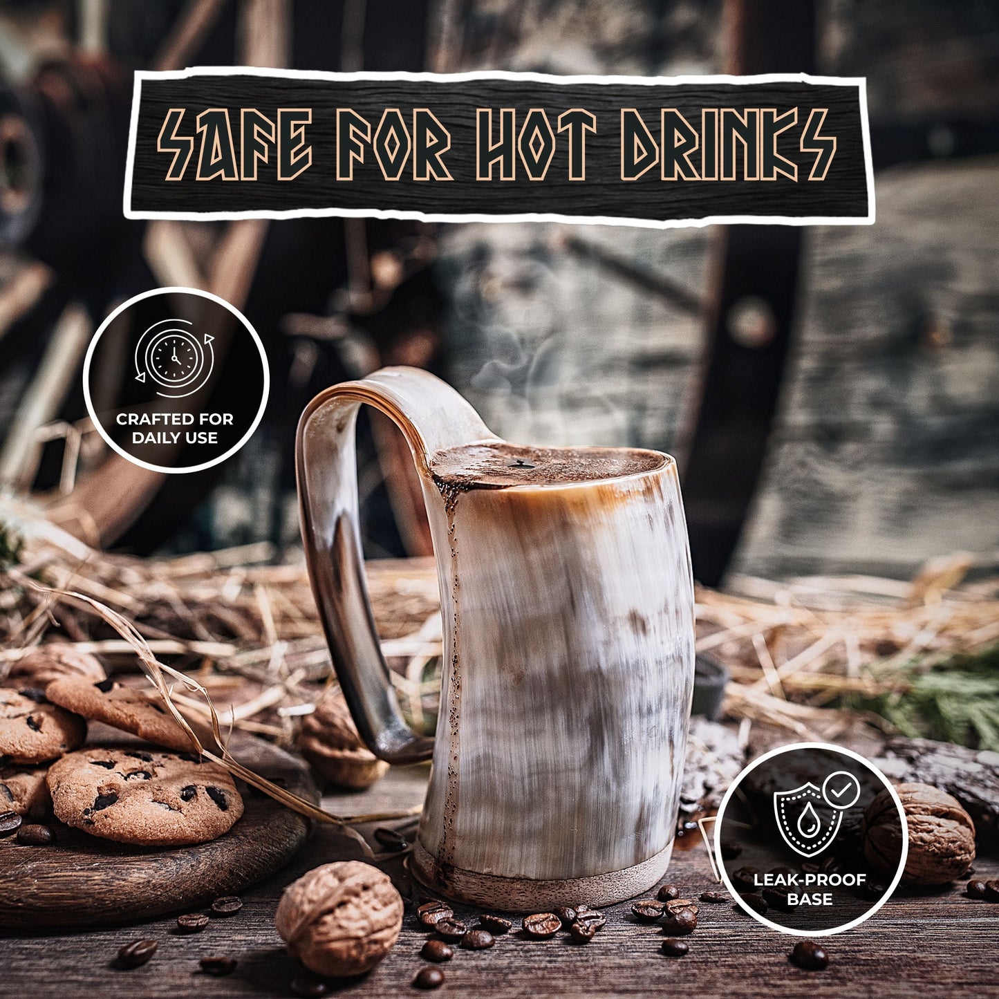 Horn Tankard Mug