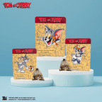 Joyful Tom & Jerry Wooden Jigsaw Puzzle - A4 + Wooden Gift Box