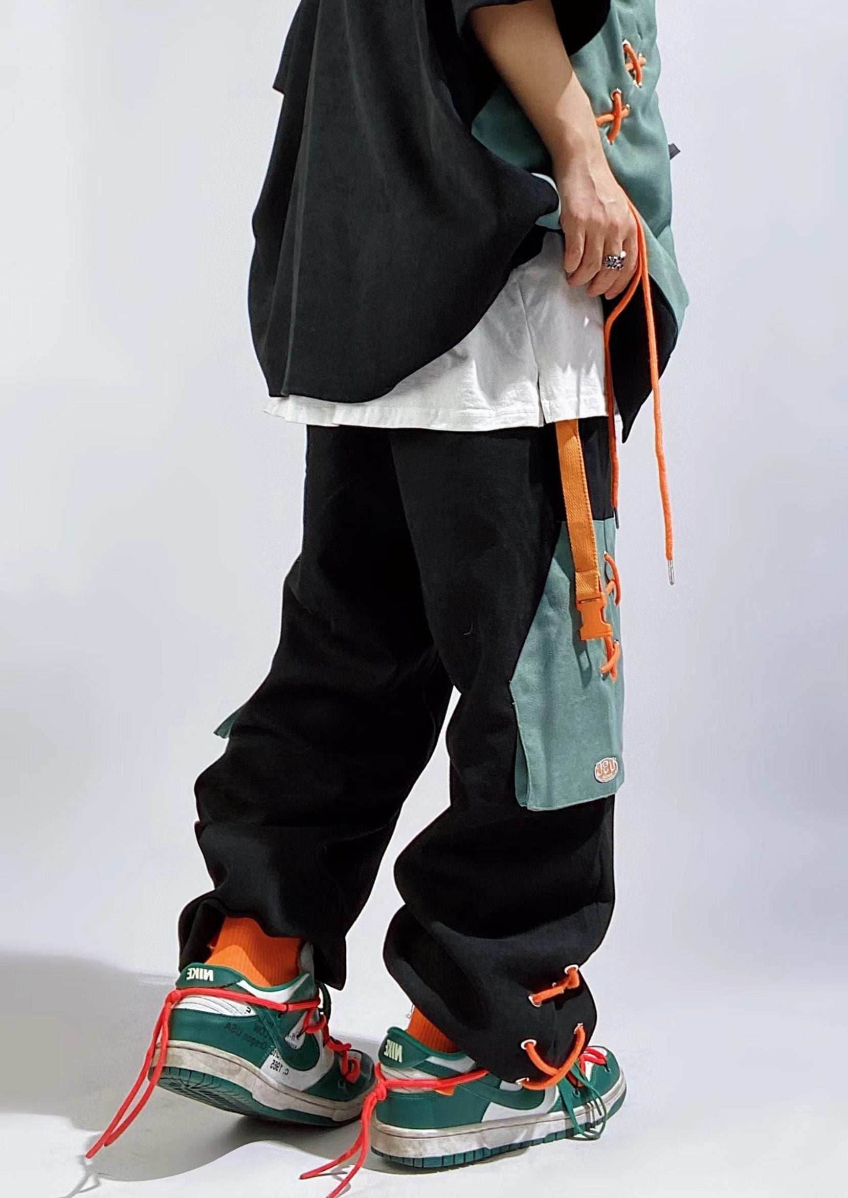 YEP5 UUC Laced Pants - Black / S