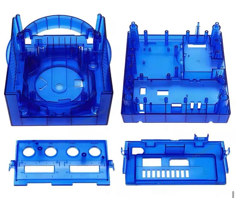 Gamecube Full Replacement Console Shell Housing Translucent Blue
