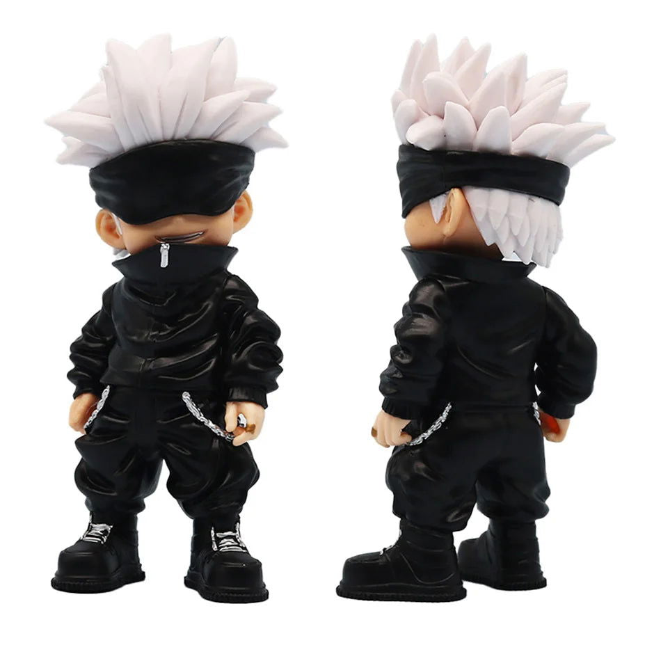 3 PCS Chibi Figurine Set Sukuna and Gojo Anime Figurines, Jujutsu Kaisen JJK Cute Figures 12-14 cm
