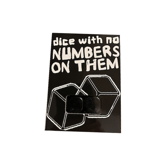 Dice With No Numbers On Them