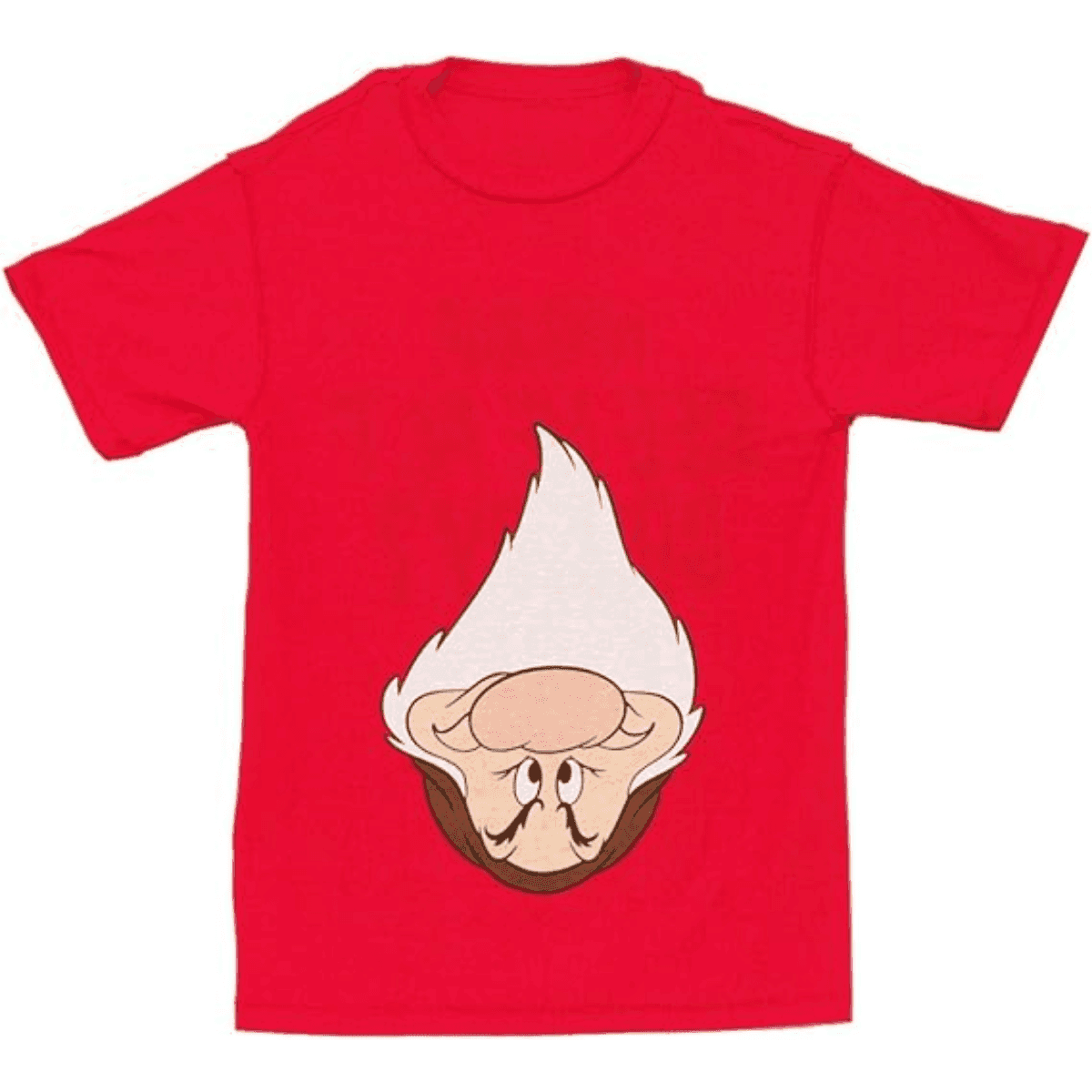 Disney Wanna See Me Act Grumpy Adult Flip Red T-Shirt - S