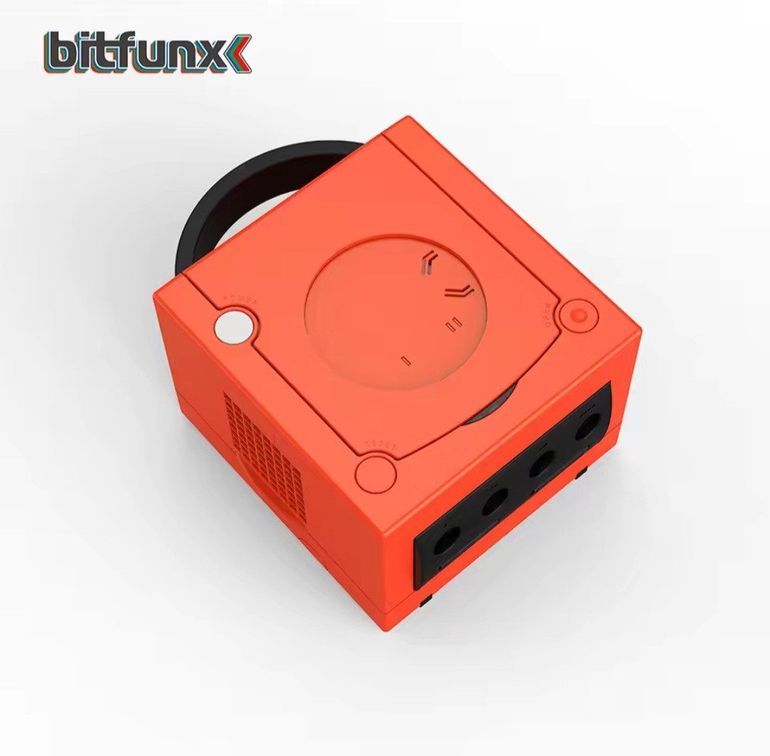 Gamecube Full Replacement Console Shell Housing Orange and Black