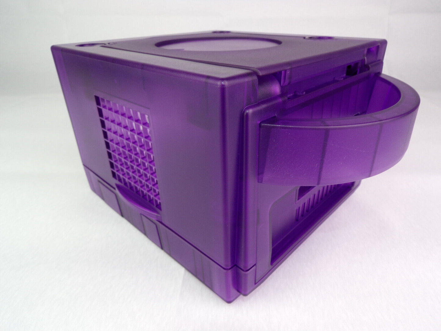 Gamecube Full Replacement Console Shell Housing Translucent Purple