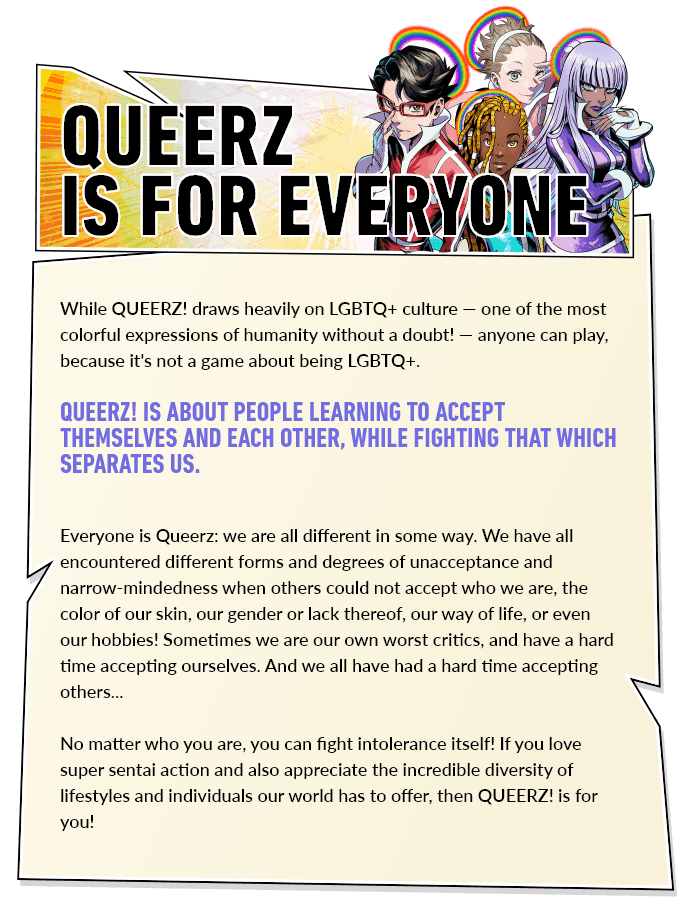Queerz! Character Creator Guide - 