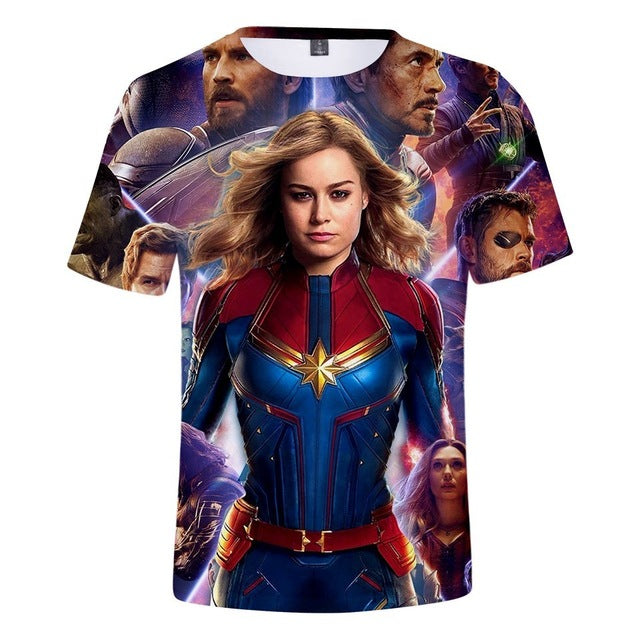 3D Printed Hoodie Carol Danvers Captain Marvel Costumes Sweatshirts Tracksuit