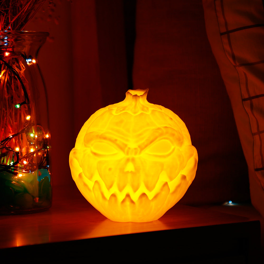 3D Printing Devil Pumpkin Face Light  Night Lamp For Halloween