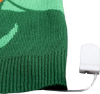 3D T-Rex Santa Hat Light UP Sweater