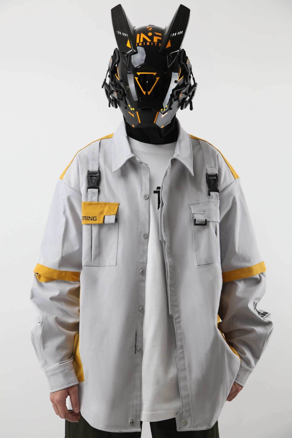 ApeqJ508 Boring Robot Jacket - Grey / S
