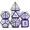 Dark Blue/Purple Electrophoresis Powder with White Dice Metal Set - 