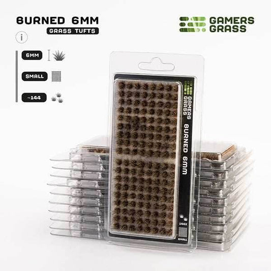 Gamers Grass Tufts: Burned Tufts 6mm- Small - 