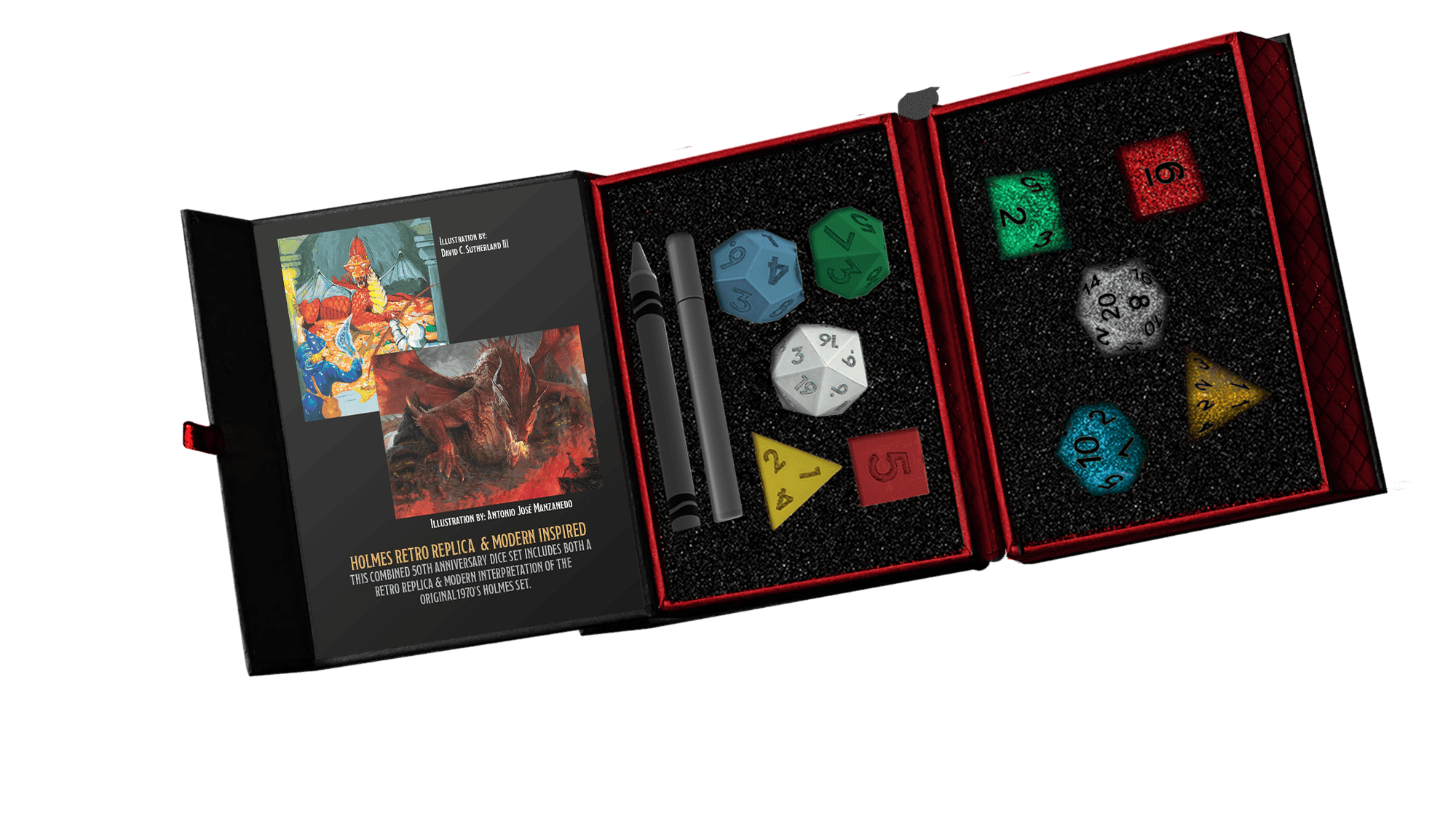 D&D 50th Anniversary Then/Now Dice Set - 