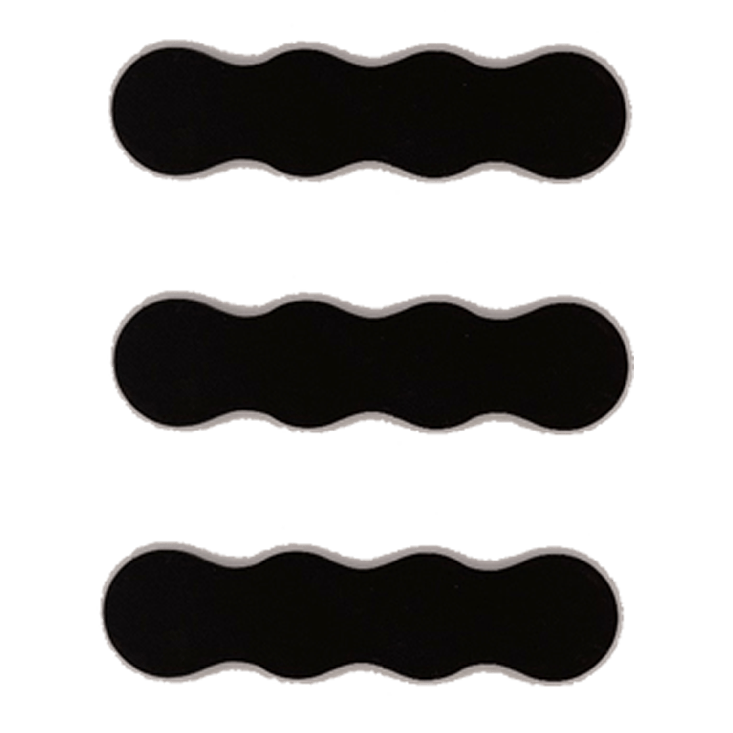 3pcs 4-Man Straight Plasteel & Adhesive Movement Tray