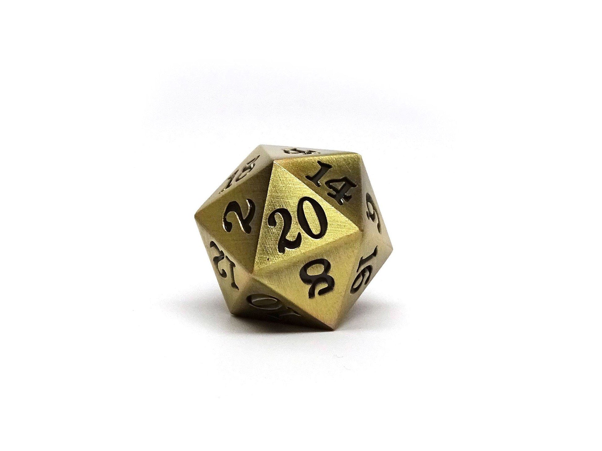 4 Pack Legendary Metal D20 Dice Set