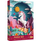 Trefl Kids 40th Anniversary Unicorn 160 Piece Paper Art Puzzle