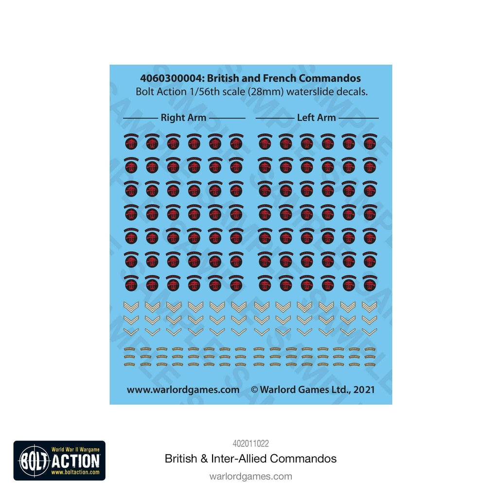 Bolt Action: British & Inter-Allied Commandos - 