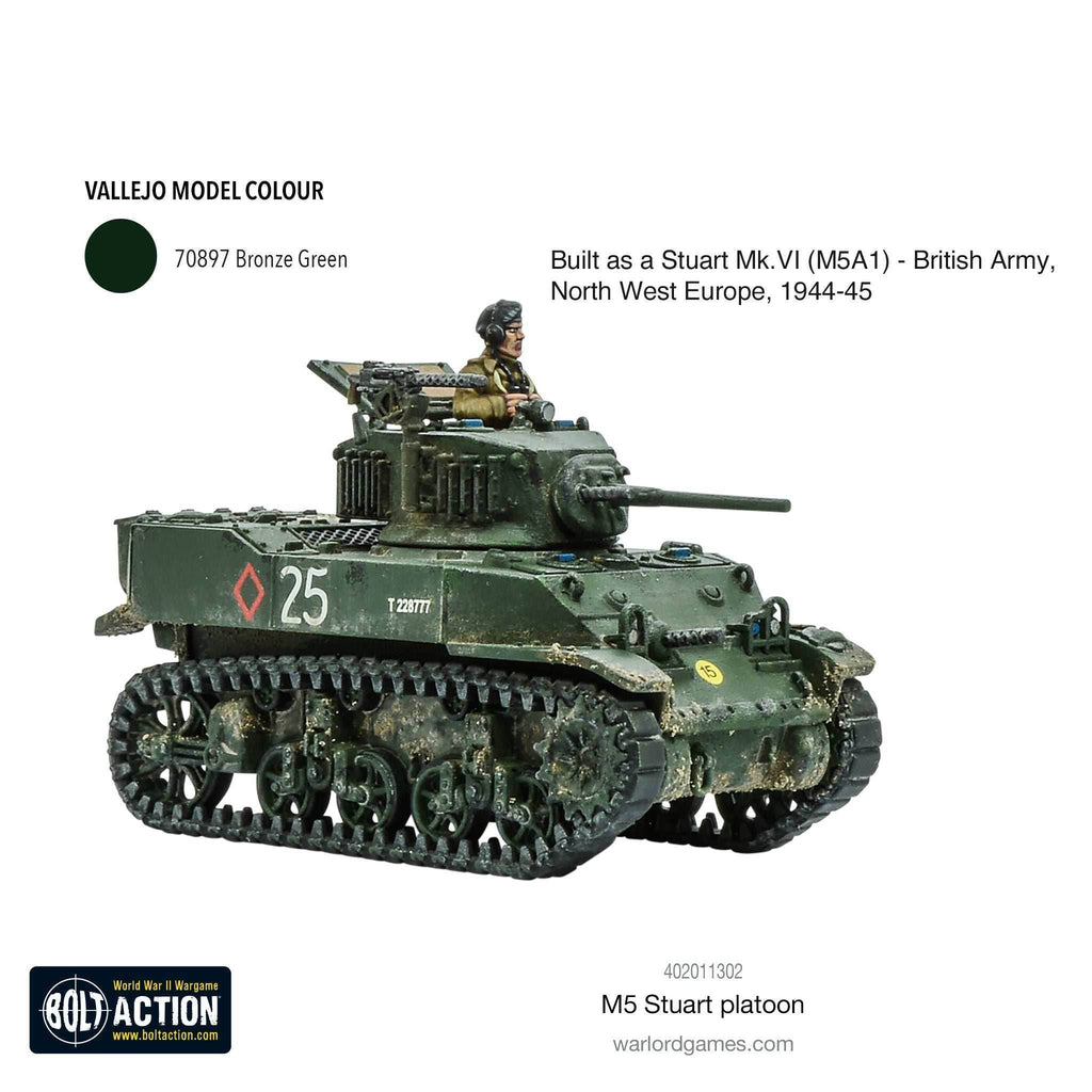 Bolt Action: M5 Stuart Platoon - 