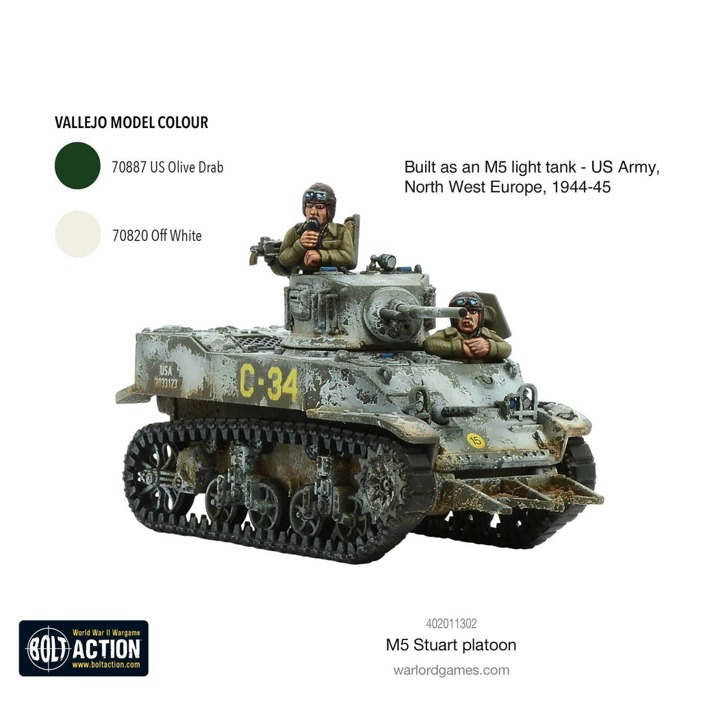 Bolt Action: M5 Stuart Platoon - 