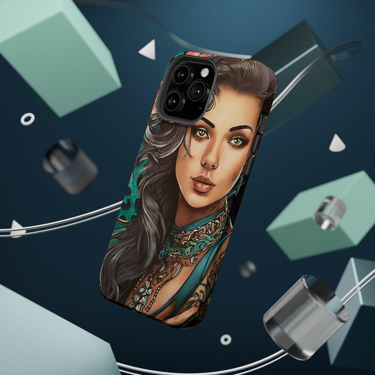 Vibrant Beauty Magnetic Tough Phone Case