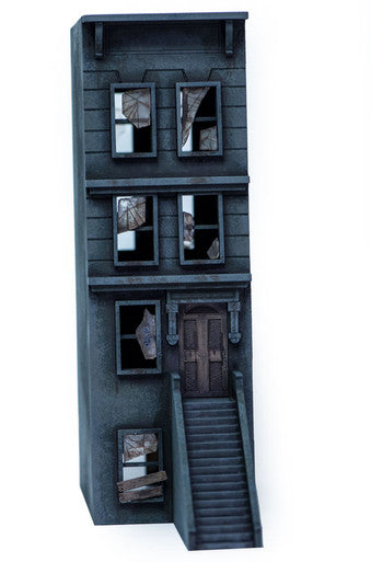 28mm "Brownstone" Row House (MDF) - 28MMDF403