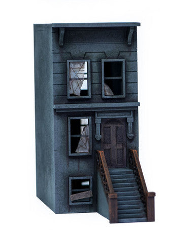 28mm "Brownstone" Row House (MDF) - 28MMDF404