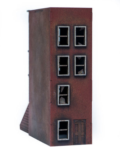 28mm "Brownstone" Row House (MDF) - 28MMDF406
