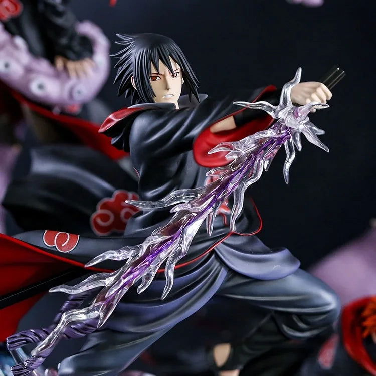 Team Taka Uchiha Sasuke Suigetsu Jugo Karin NARUTO SHIPPUDEN Figurines, Anime Figures and Statues Oversized PVC Collection 40 CM