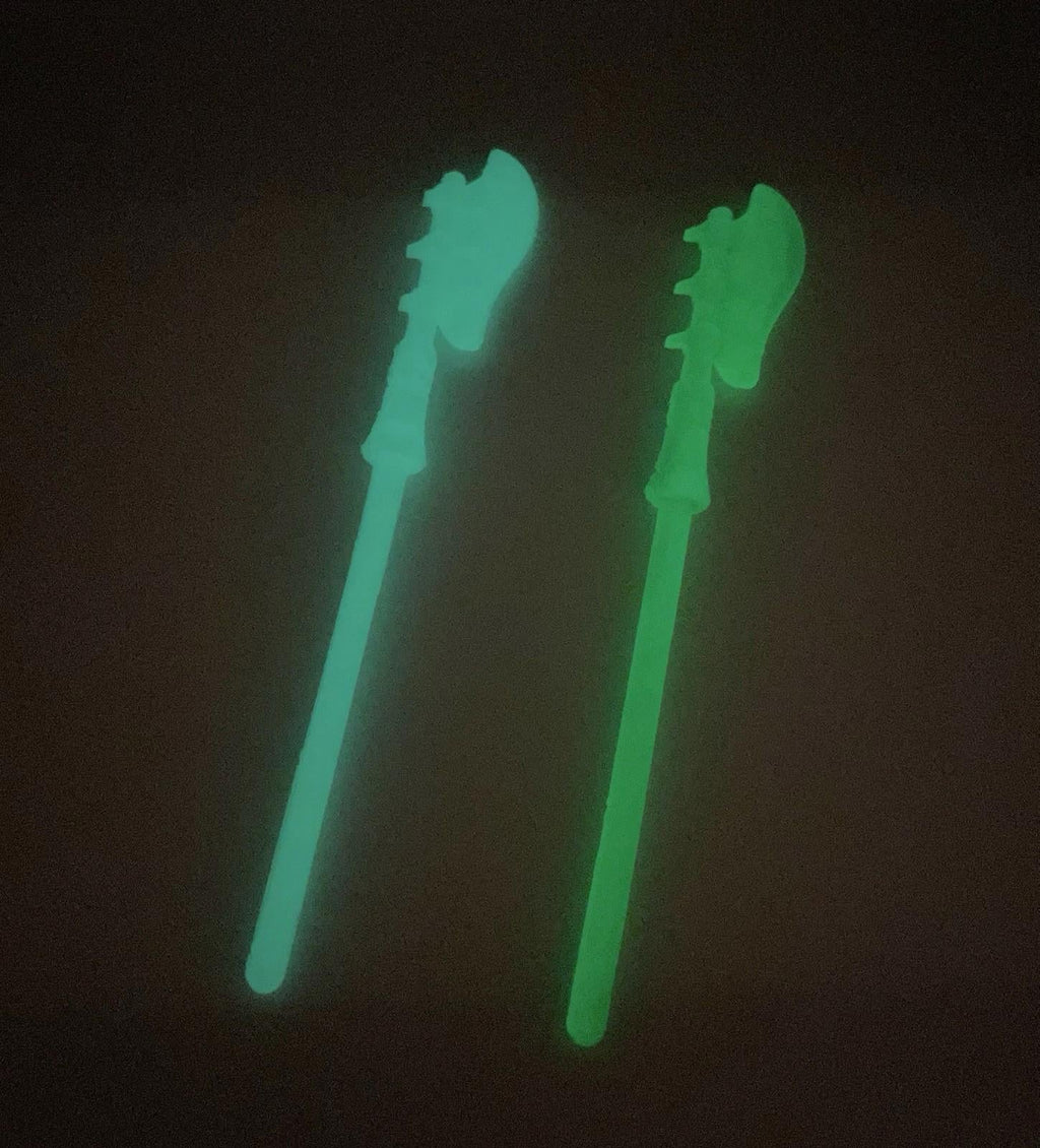 Vintage Scareglow GLOW Halberd Staff He-man MOTU REPRO Replacement Part 1986