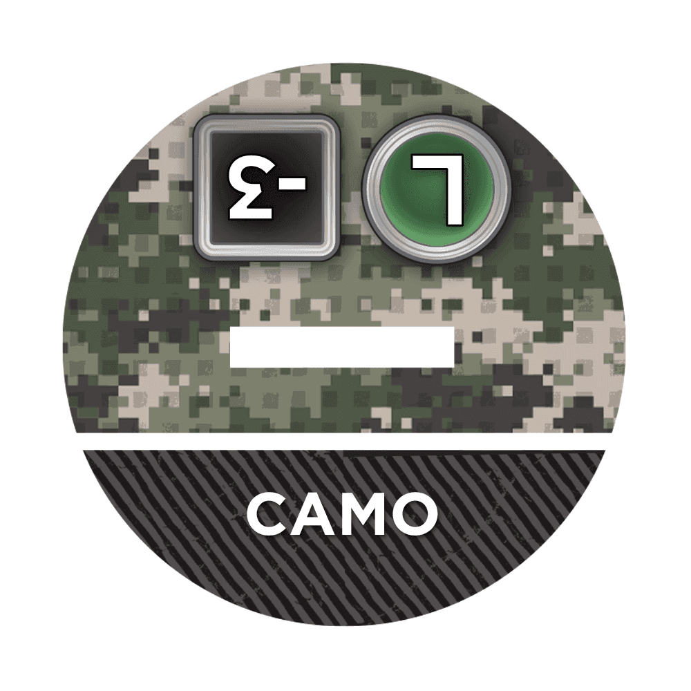 N4 Bases for 3D Markers - 40mm / Camo -3 / L
