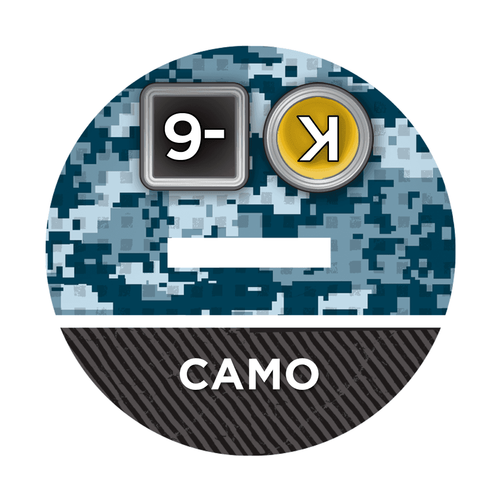 N4 Bases for 3D Markers - 40mm / Camo -6 / K