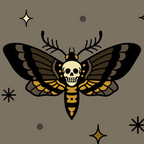 Metamorphosis Death's Head Moth Crew Socks