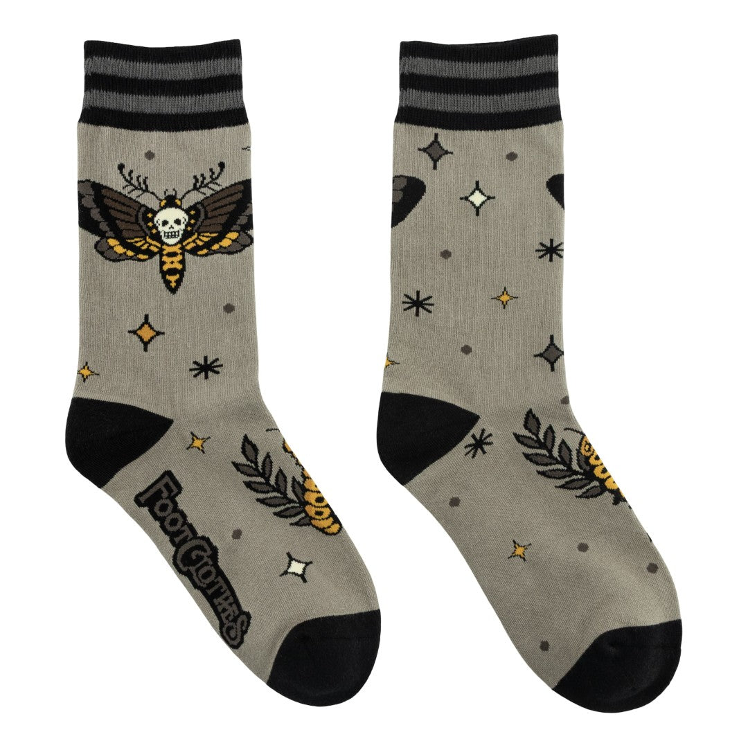 Metamorphosis Death's Head Moth Crew Socks