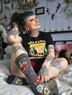 Love Hurts Crew Socks