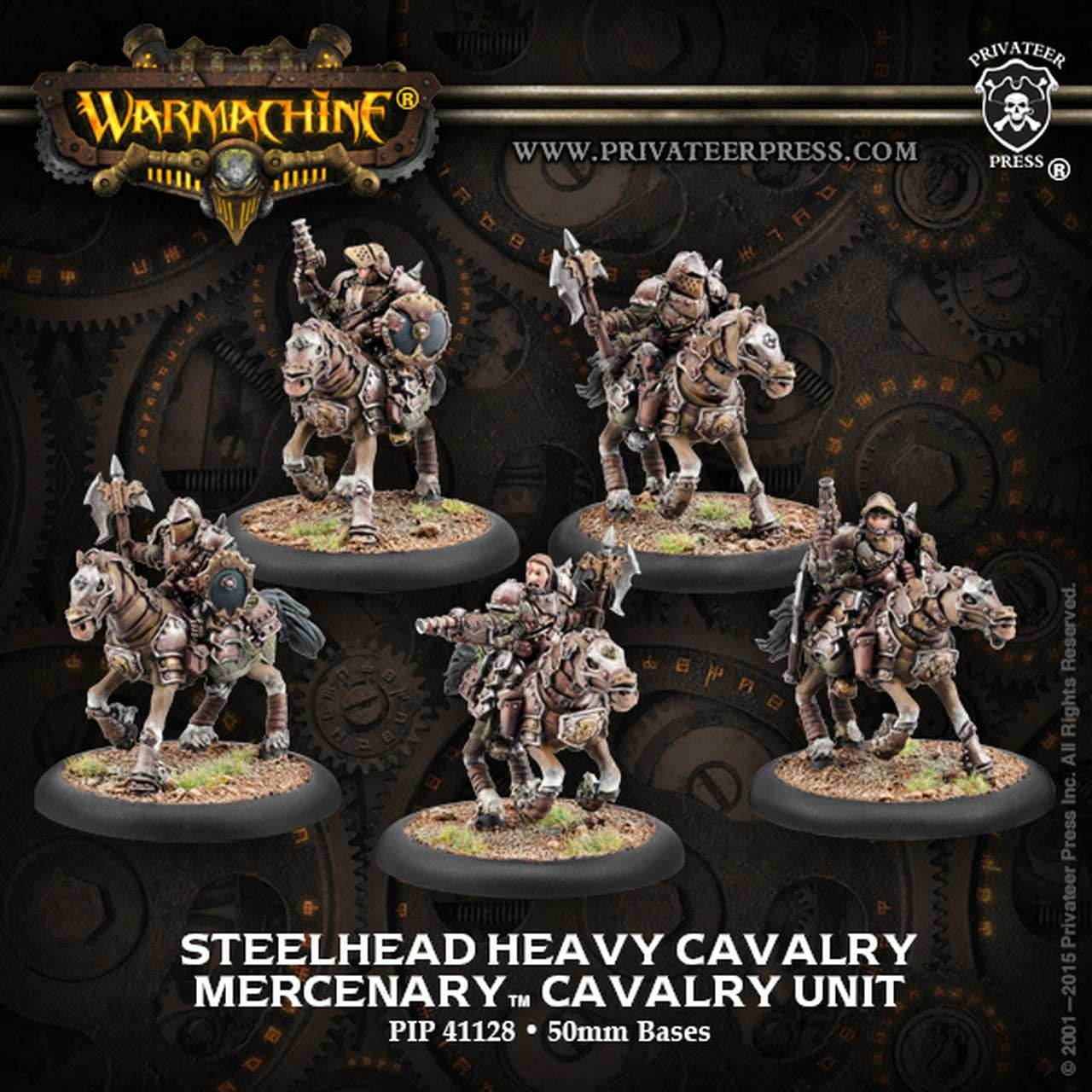 Warmachine: Mercenaries Steelhead Heavy Cavalry - 