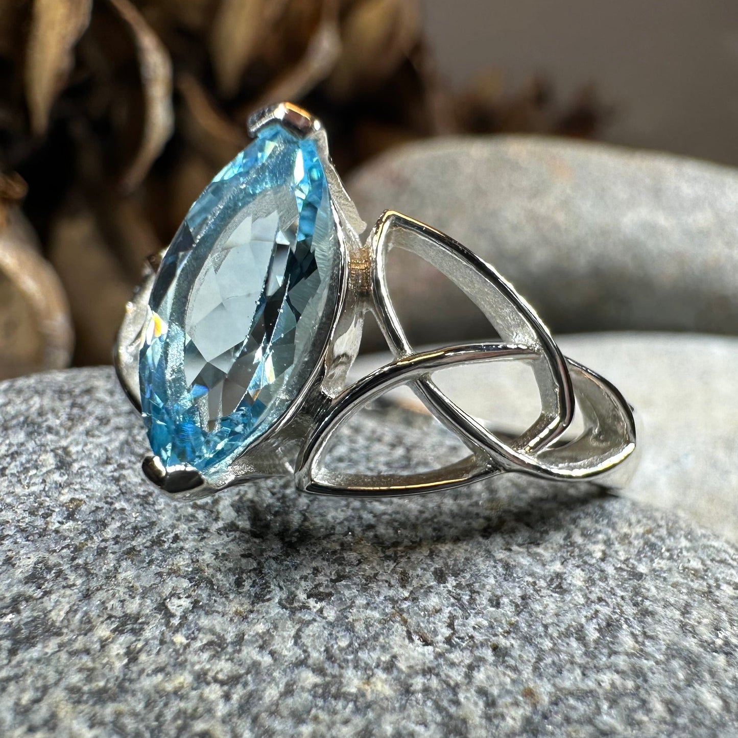 Millicent Celtic Trinity Knot Ring