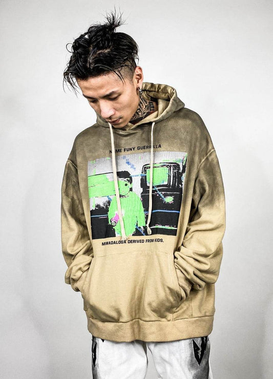 Guerrilla Tactics Hoodie - Beige / M