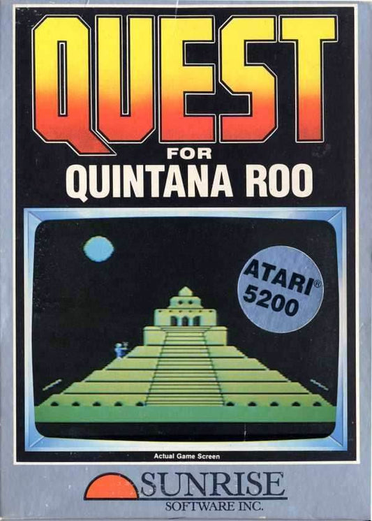 Quest for Quintana Roo (Atari 5200) - Game Manual Only