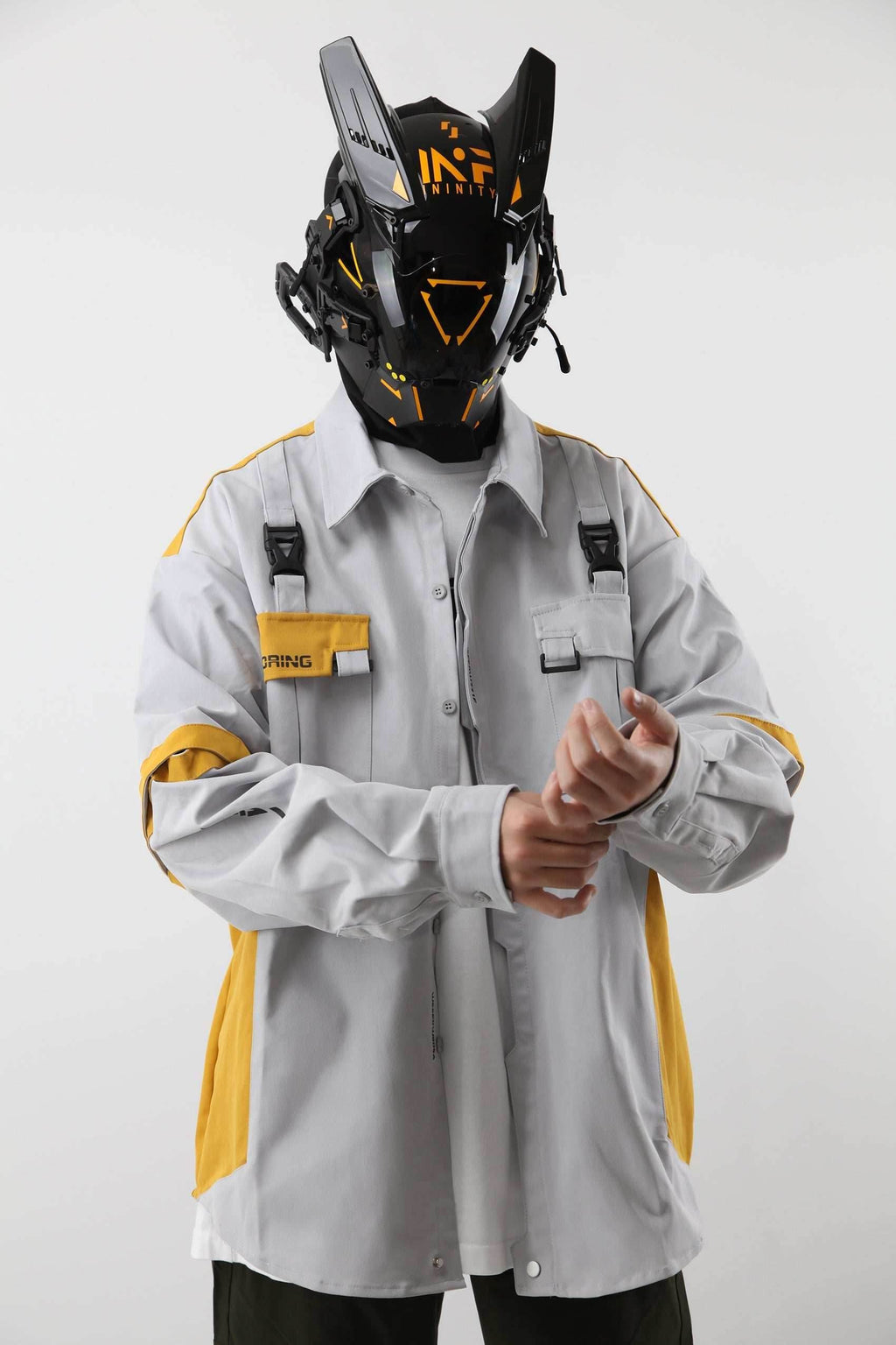 ApeqJ508 Boring Robot Jacket - Grey / S