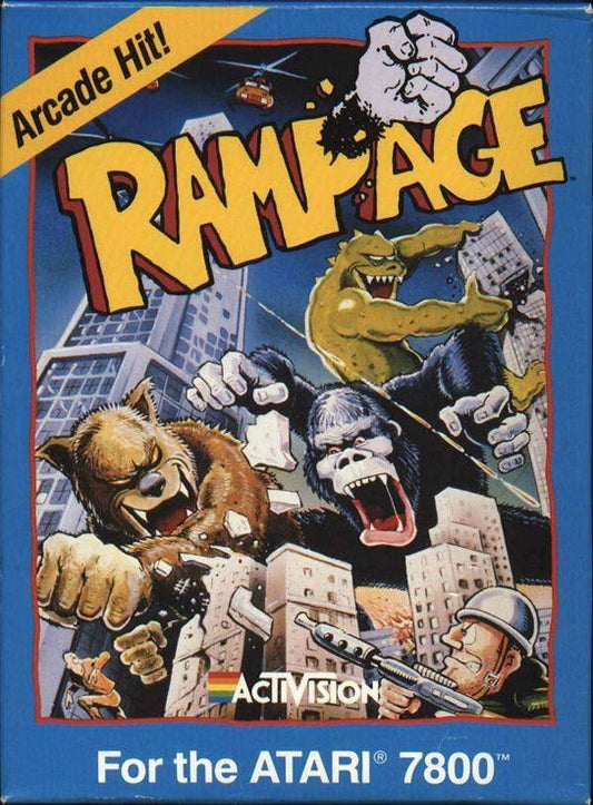 Rampage (Atari 7800) - Game Manual Only