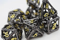 Night Bones - Hollow Metal Dice Set - 