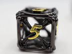 Night Bones - Hollow Metal Dice Set - 
