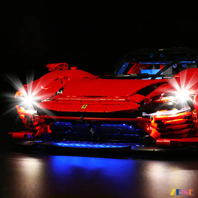 Light Kit for LEGO Ferrari Daytona SP3 #42143 (Ver. 2)