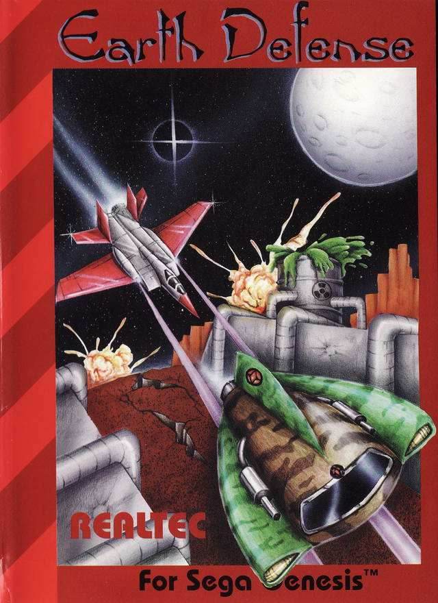 Earth Defense (Sega Genesis) - Game Manual Only