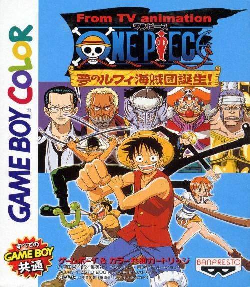 From TV Animation One Piece - Yume no Luffy Kaizokudan Tanjou! [Japan Import] (Gameboy Color) - Game Manual Only