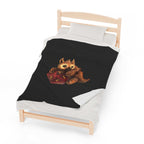 Owliver Velveteen Plush Blanket - 