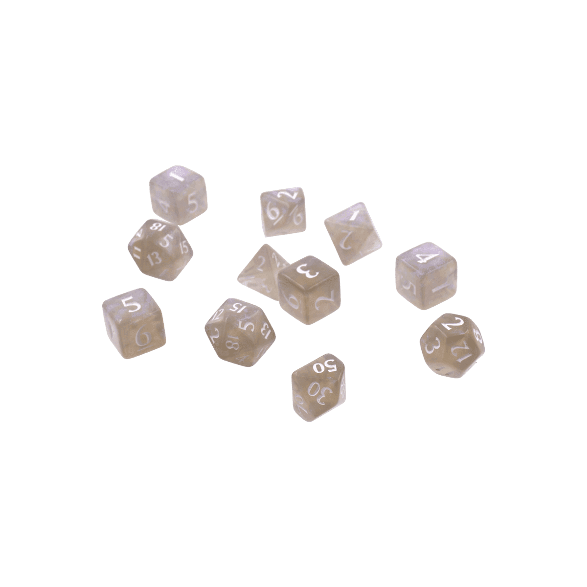 Ultra PRO: 11-Dice Set - Eclipse (Smoke Grey) - 