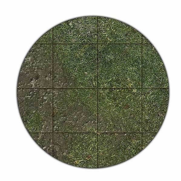 Monster Scenery: 3x3 Adventure Mat - Broken Grassland / Desert Scrubland - 