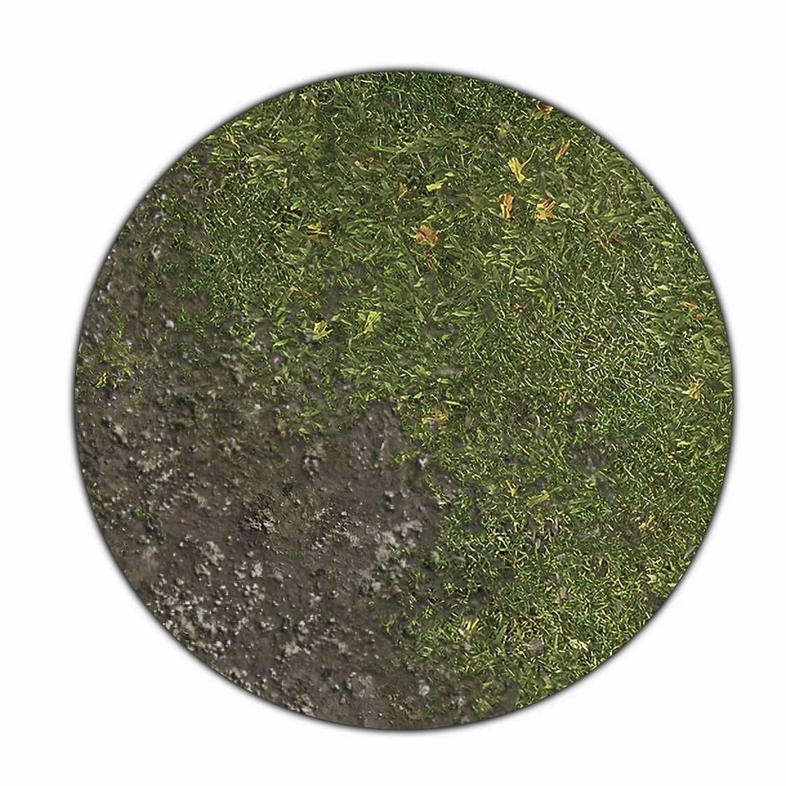 Monster Scenery: 3x3 Game Mat - Broken Grassland/Desert Scrubland - 